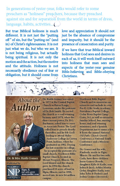 What is Biblical Holiness