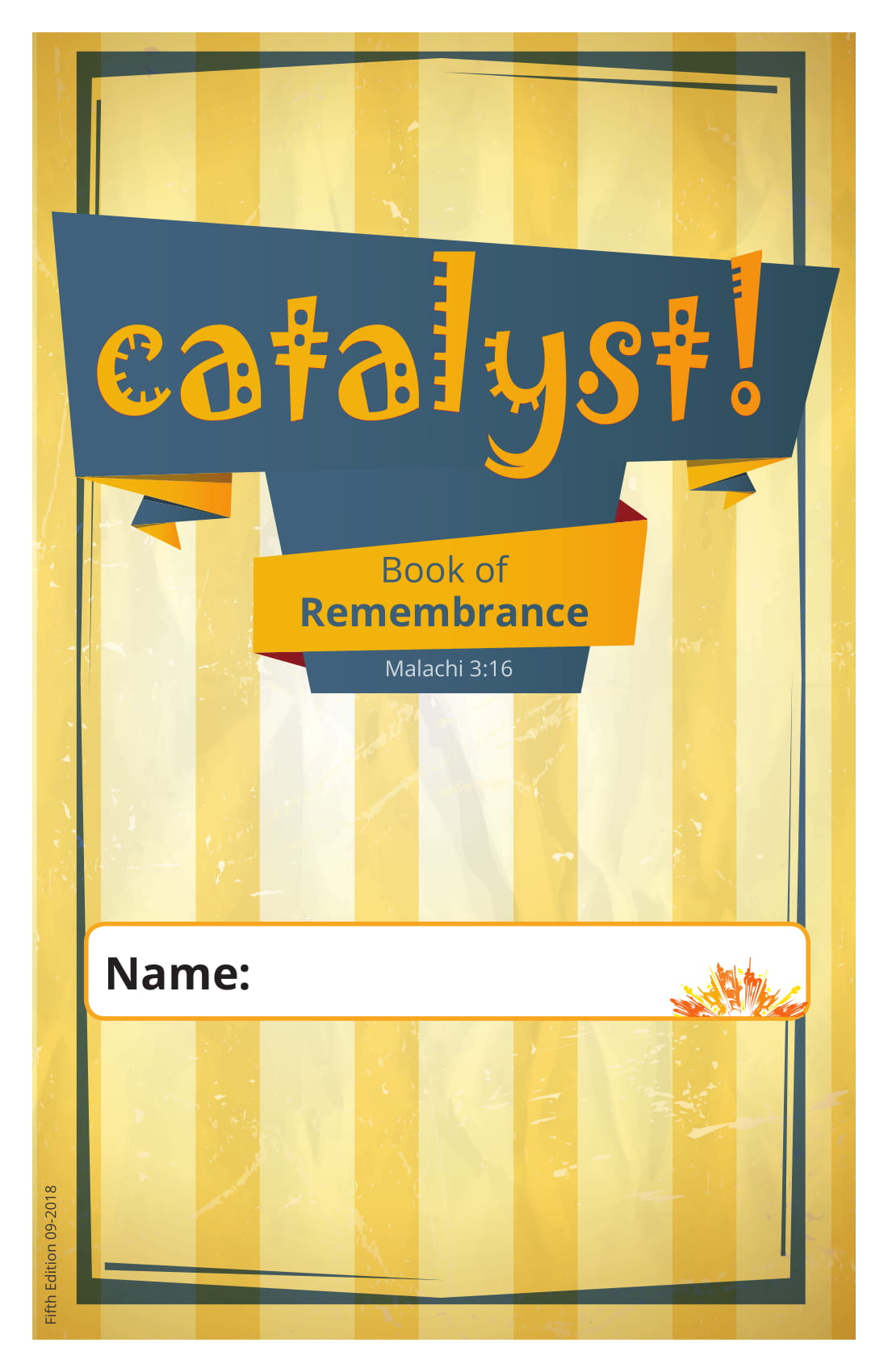 Catalyst Book of Remembrance Teen Devotional