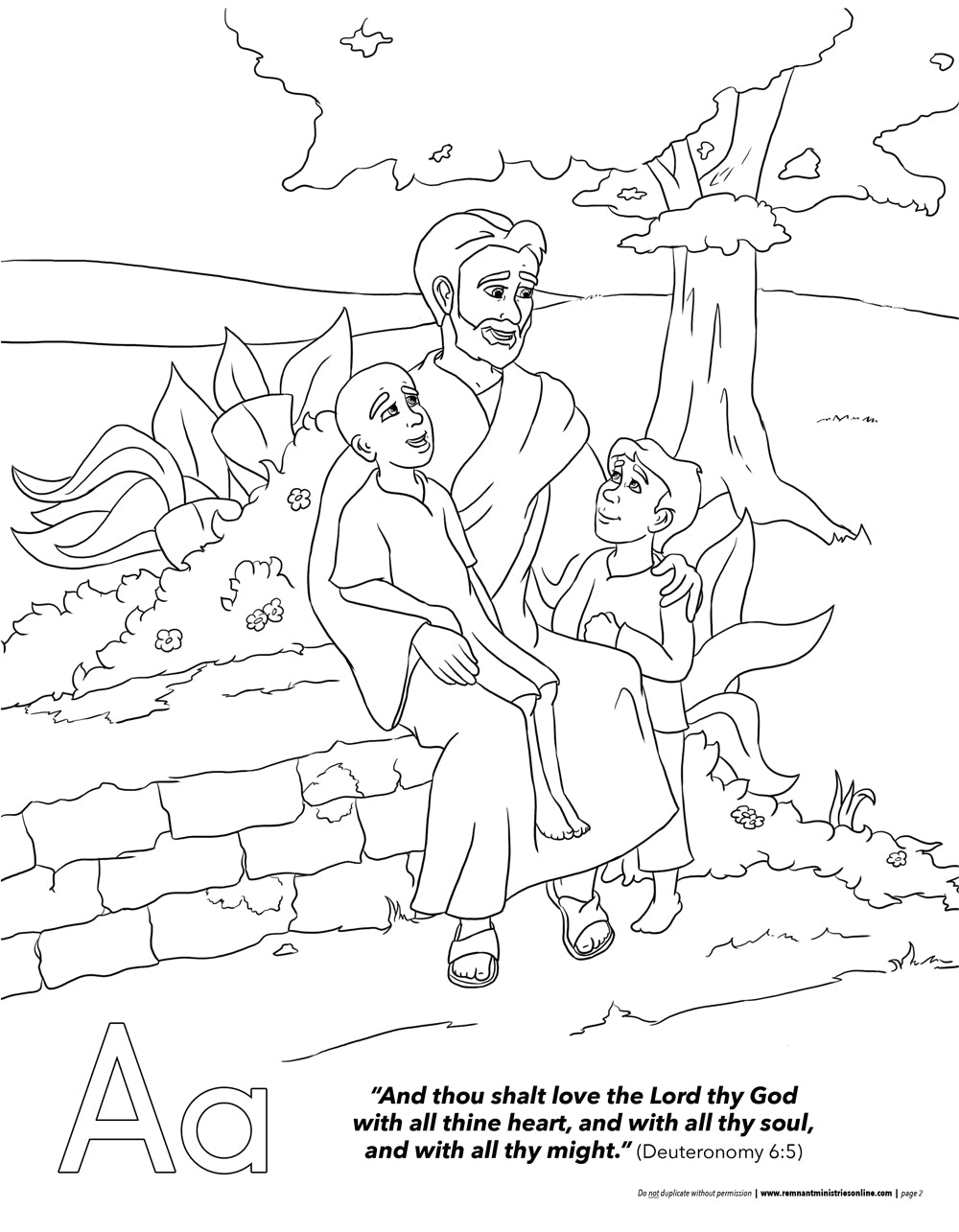 Bible ABC's Coloring Book