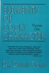 Elements of Godly Character One
