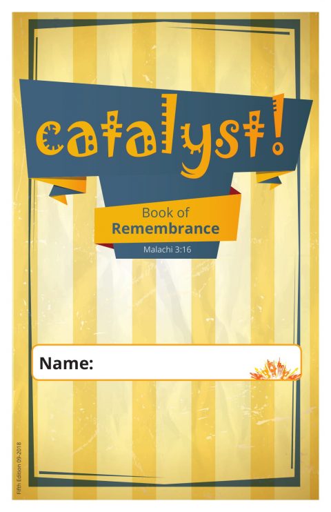 Catalyst Book of Remembrance Teen Devotional